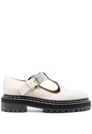 Proenza Schouler Lug Sole Mary Janes - OPTIC WHITE