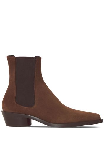 Proenza Schouler Bronco suede Chelsea Boots - Brown