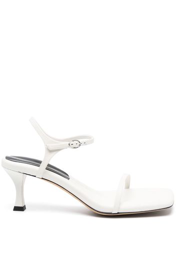 Proenza Schouler 70mm square-toe leather sandals - White