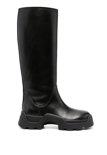 Proenza Schouler leather knee-high boots - Black