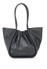 L RUCHED TOTE - SMOOTH CALF