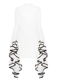 Proenza Schouler ruffled-sleeves mini dress - White