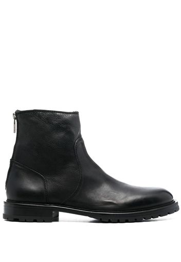 PS Paul Smith zip-up leather boots - Black