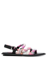 PUCCI Marmo-print flat sandals - Pink