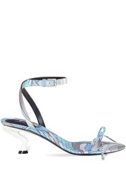 PUCCI Iride-print sandals - Blue