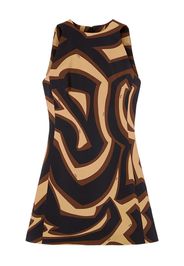 PUCCI abstract-print A-line dress - Black
