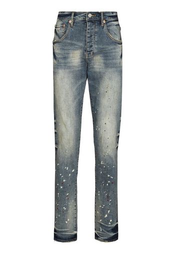 Vintage Spotted tapered jeans