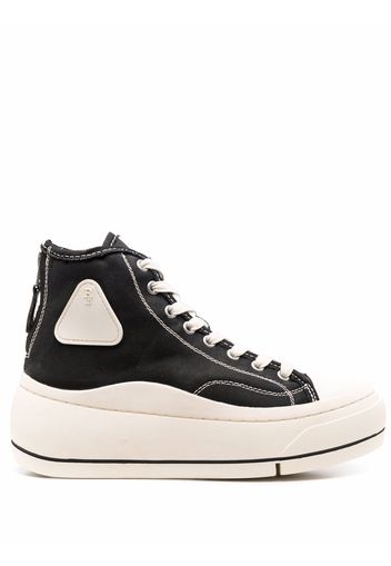 R13 Kurt high-top platform sneakers - Black