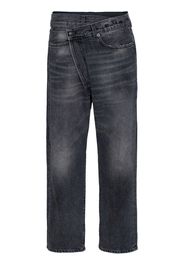 R13 Leyton crossover-front jeans - Black