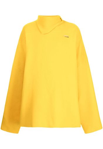 Raf Simons oversized-cut jumper - Yellow