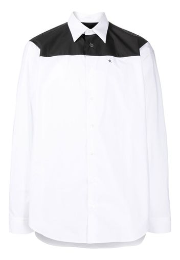 Raf Simons Ghost two-tone shirt - White
