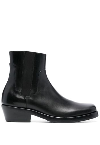 Raf Simons block-heel 45mm ankle boots - Black