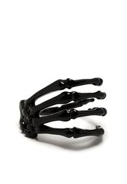 Raf Simons skeleton hand cuff bracelet - Black