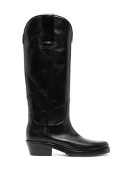 Raf Simons knee-length leather boots - Black