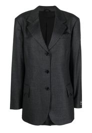 Raf Simons single-breasted wool blazer - Grey