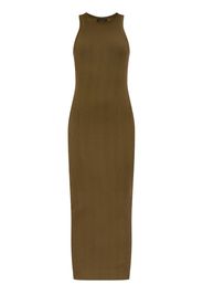 rag & bone round-neck ribbed dress - Green
