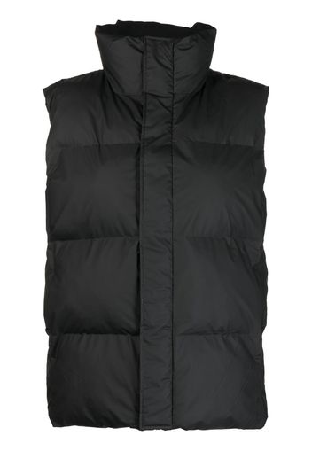 Rains funnel-neck padded gilet - Black