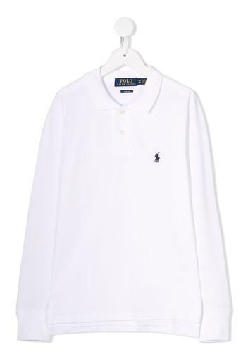 Ralph Lauren Kids Polo Pony polo shirt - White