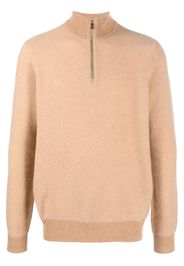 Ralph Lauren Purple Label half-zip cashmere sweater - Neutrals
