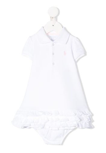 tiered frills polo dress