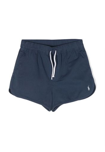 Ralph Lauren Kids Polo Pony drawstring shorts - Blue