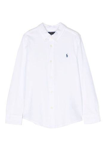 Ralph Lauren Kids Polo Pony cotton shirt - White