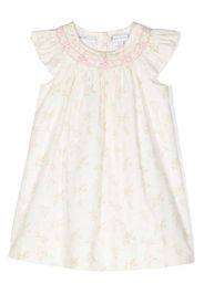 Ralph Lauren Kids smocked-detail floral-print dress - Neutrals