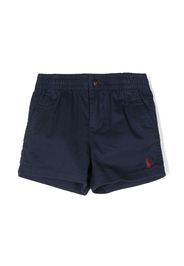 Ralph Lauren Kids logo-embroidered cotton shorts - Blue