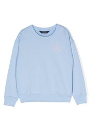 Ralph Lauren Kids logo-embroidered fleece sweatshirt - Blue