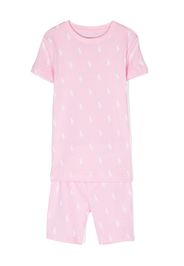 Ralph Lauren Kids logo-print cotton shorts - Pink