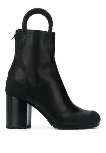 top handle ankle boots