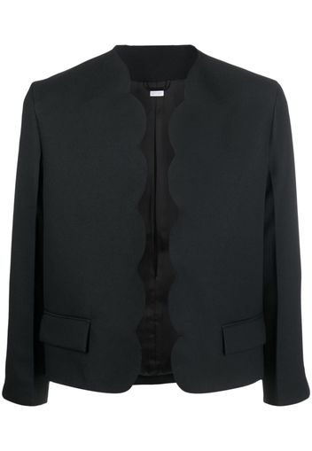 Random Identities scallop-edge tailored blazer - Black