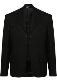 Random Identities open-front twill blazer - Black