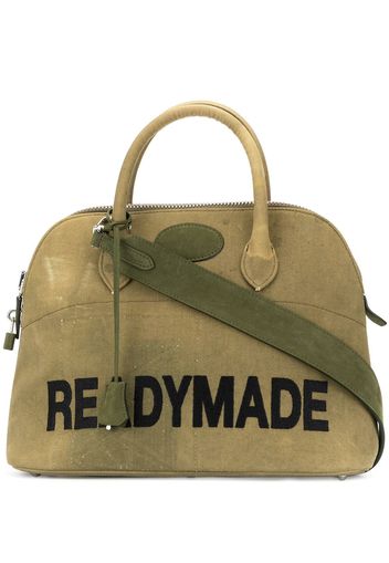 Readymade woven tote bag - Green