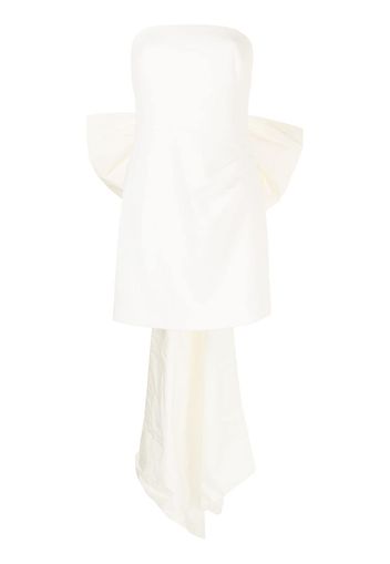 Rebecca Vallance Daphne bow-detail mini dress - White