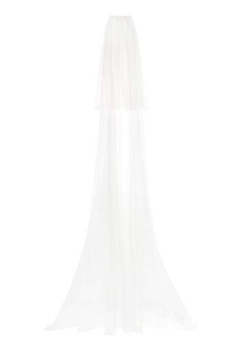 Rebecca Vallance Lily geometric veil - White