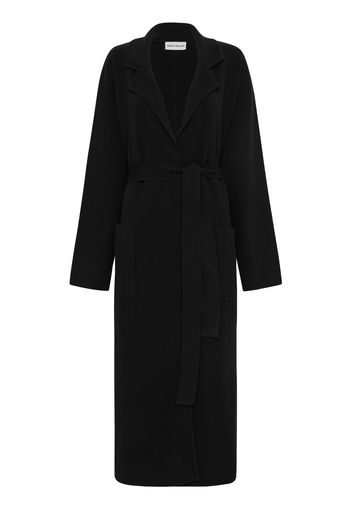 Rebecca Vallance Marion belted single-breasted coat - BLACK