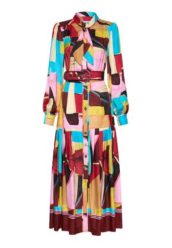 Rebecca Vallance Bastille abstract-print dress - Multicolour