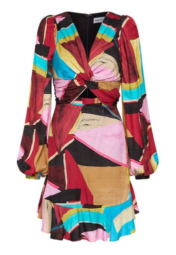 Rebecca Vallance Bastille abstract-print minidress - Multicolour