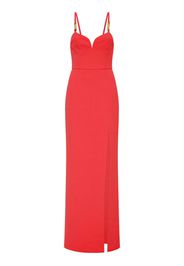 Rebecca Vallance Piero chain-link detail gown dress - Pink