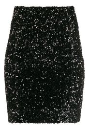Redemption sequin fitted skirt - Black