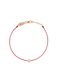 Redline 18kt rose gold and diamond string bracelet