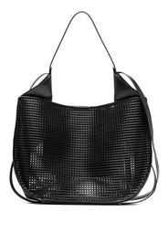 REE PROJECTS Helene net hobo bag - Black