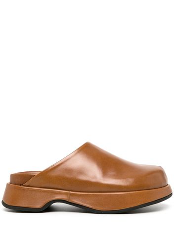 Reike Nen Hyggle leather clogs - Brown