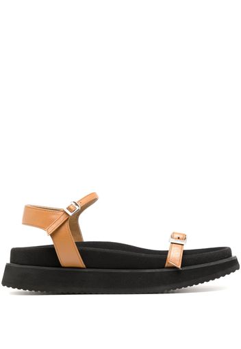 Reike Nen ankle-strap leather sandals - Brown