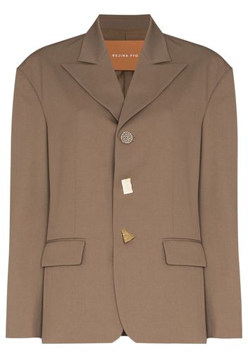 Rejina Pyo Sloane single-breasted blazer - Brown