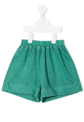 Rejina Pyo Miki organic cotton track shorts - Green