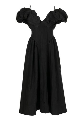 Rejina Pyo ruched-panel detail dress - Black