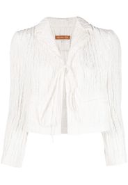 Rejina Pyo Elani smocked blazer - White