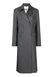 REMAIN notched-lapel double-breasted coat - Grey